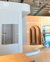 Raised alcove and hallway